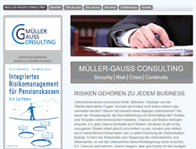 Tablet Screenshot of gauss-consulting.ch